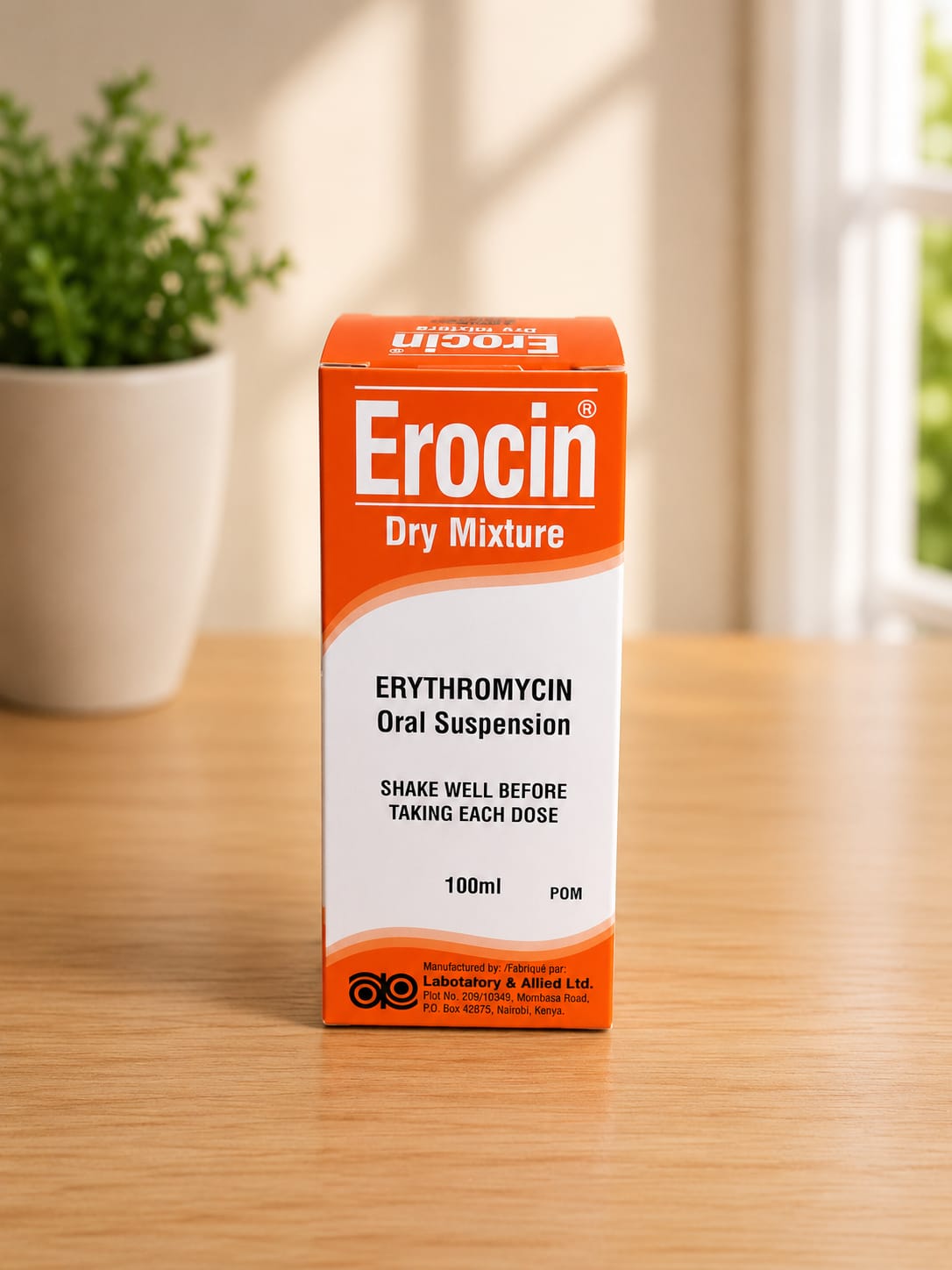 ERYTHROMYCIN SUSP 125MG/5ML 100ML